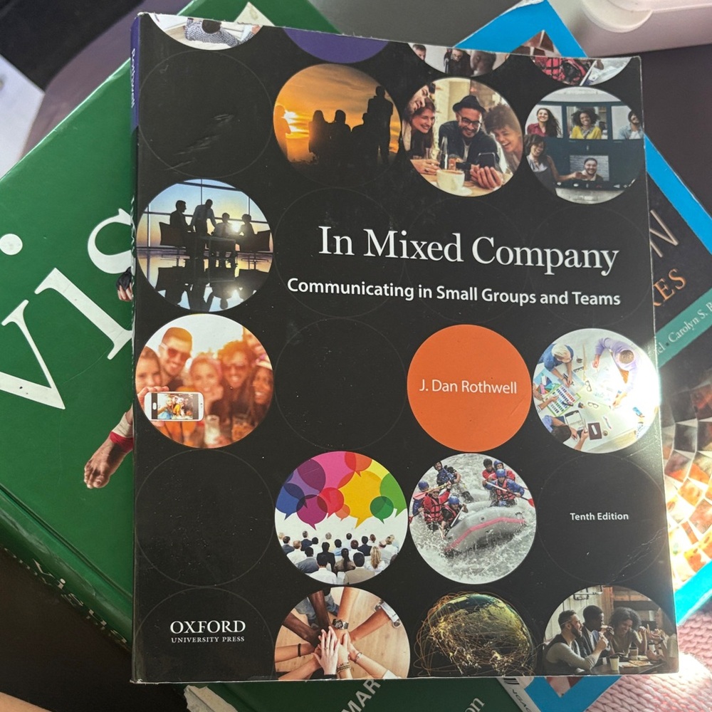 Oxford In Mixed Company Textbook - Black and Multicolor college book